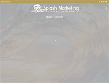 Tablet Screenshot of makeitsplash.com